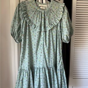 Christy Dawn Floral Ruffle Mini Dress